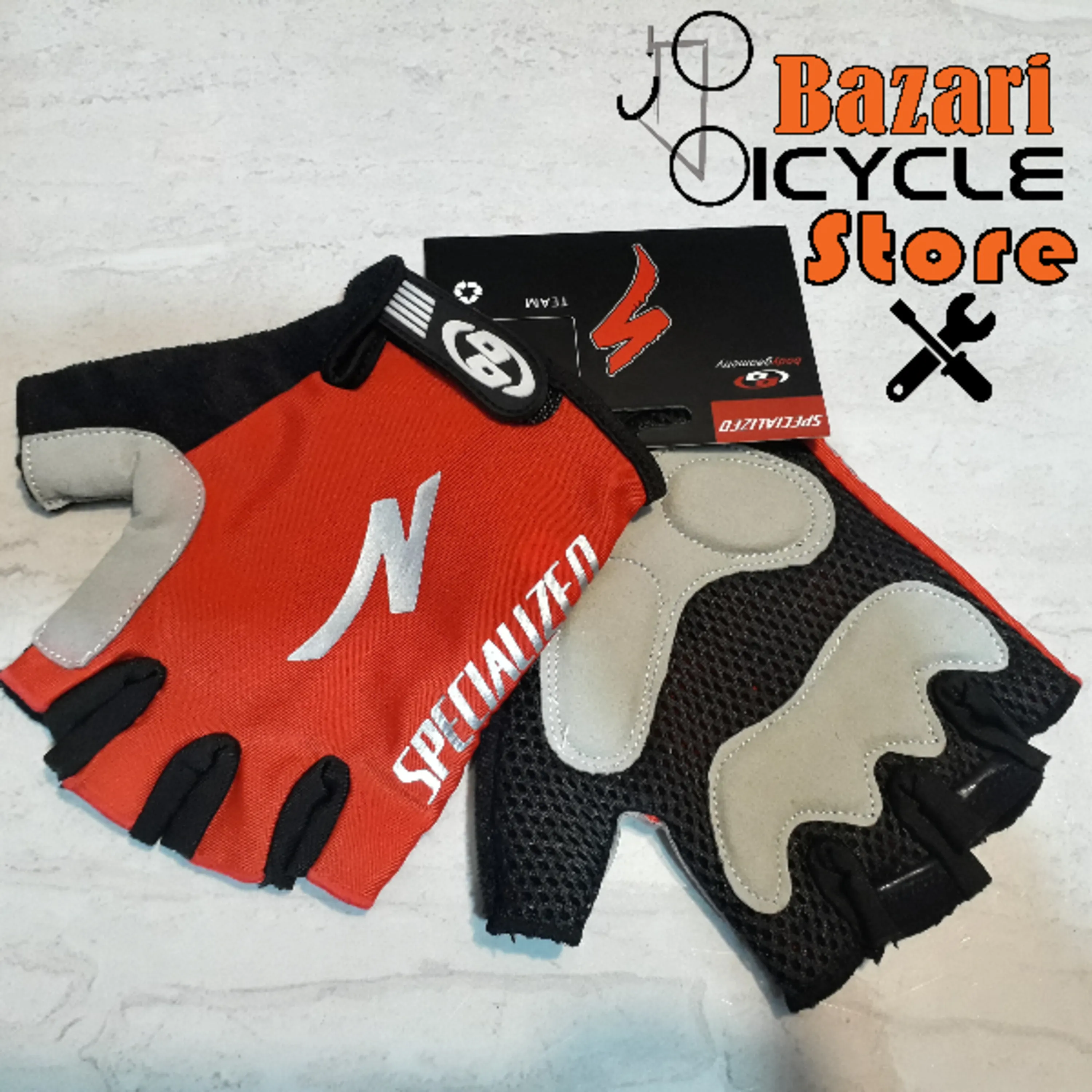 دستکش انگشت کوتاه دوچرخه سواری اِسپِشِلایزد (SPECIALIZED)