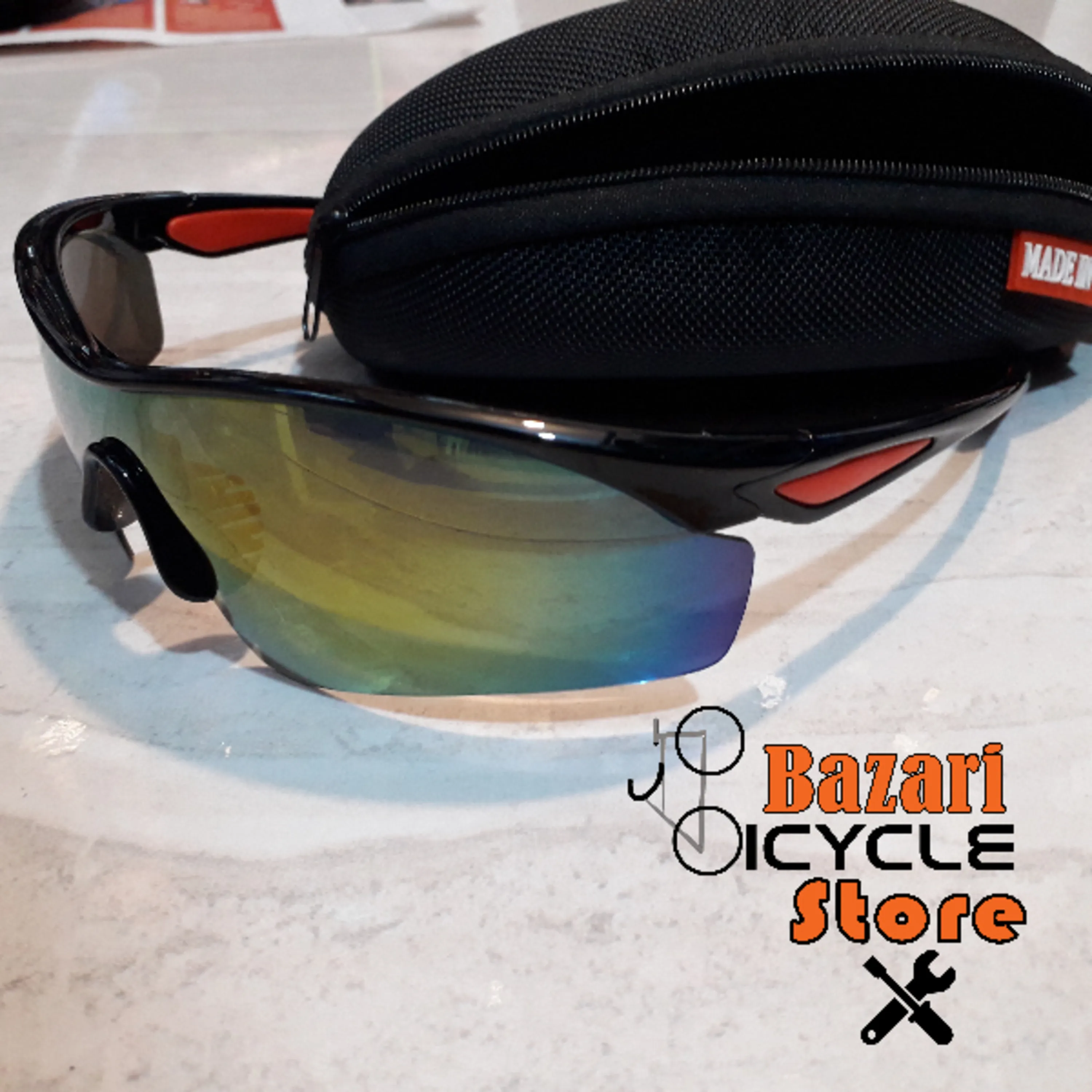 عینک دوچرخه سواری تک لنز