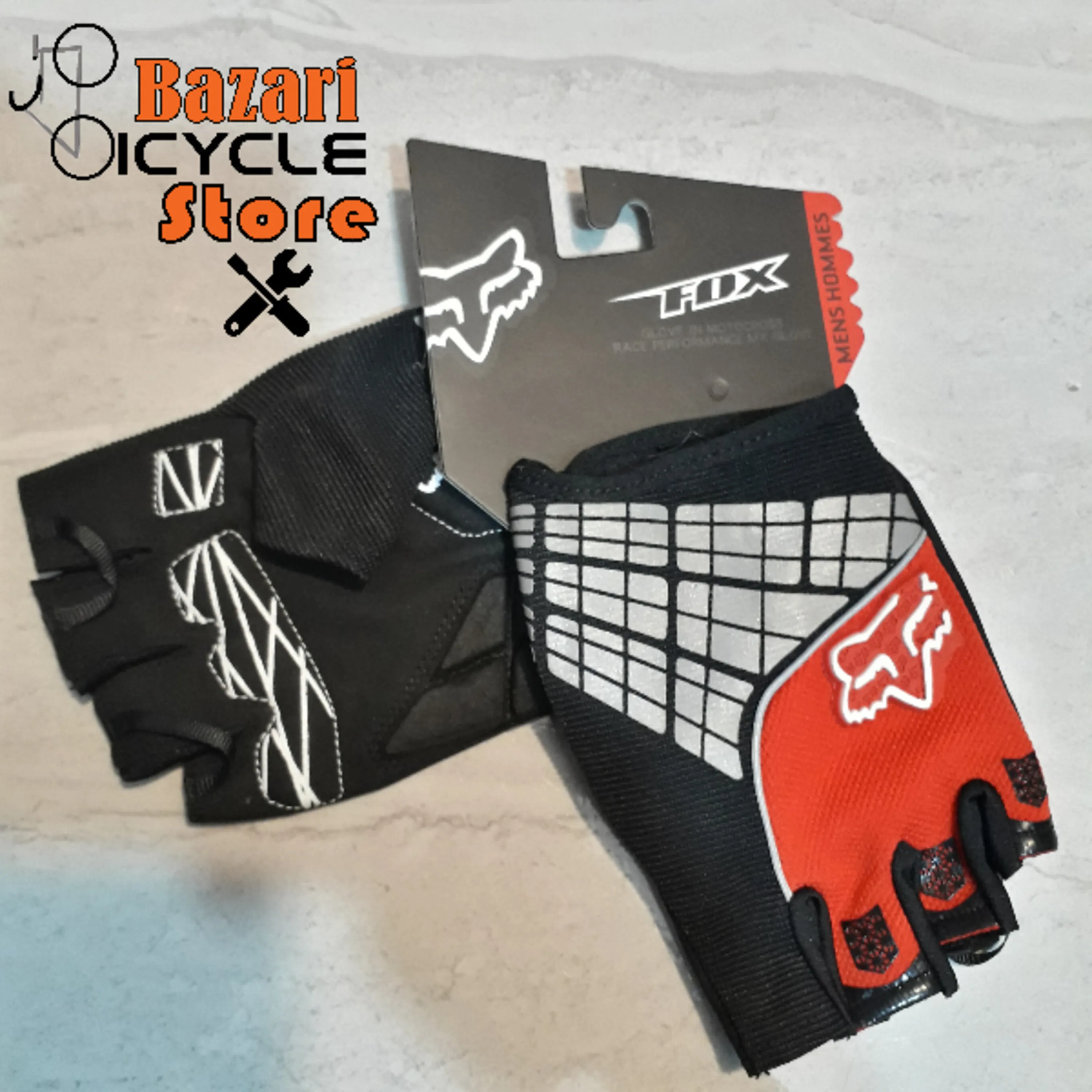 دستکش انگشت کوتاه دوچرخه سواری فاکس (FOX)