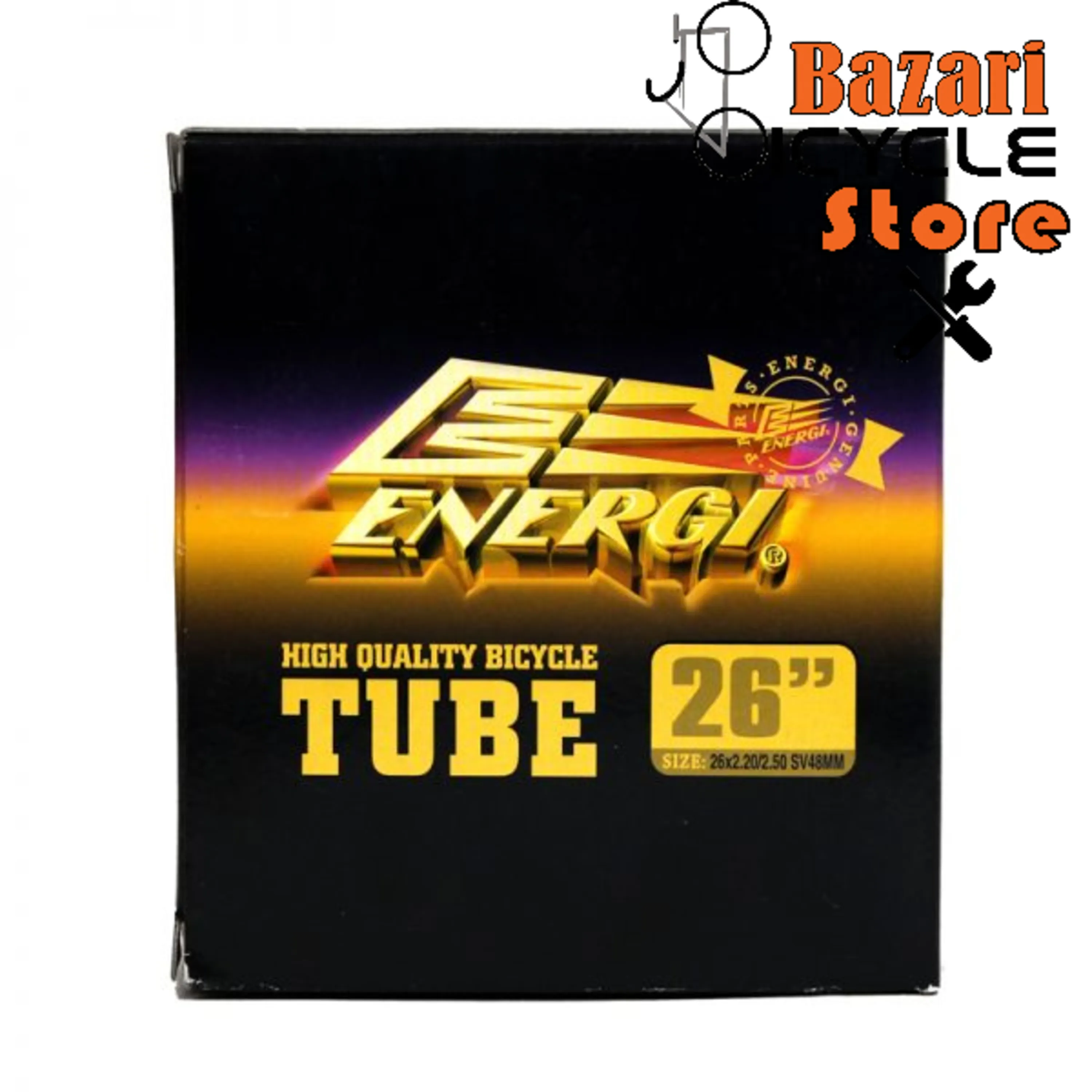 تیوب انرژی (ENERGI) سایز (26X2.20/2.50) والف موتوری