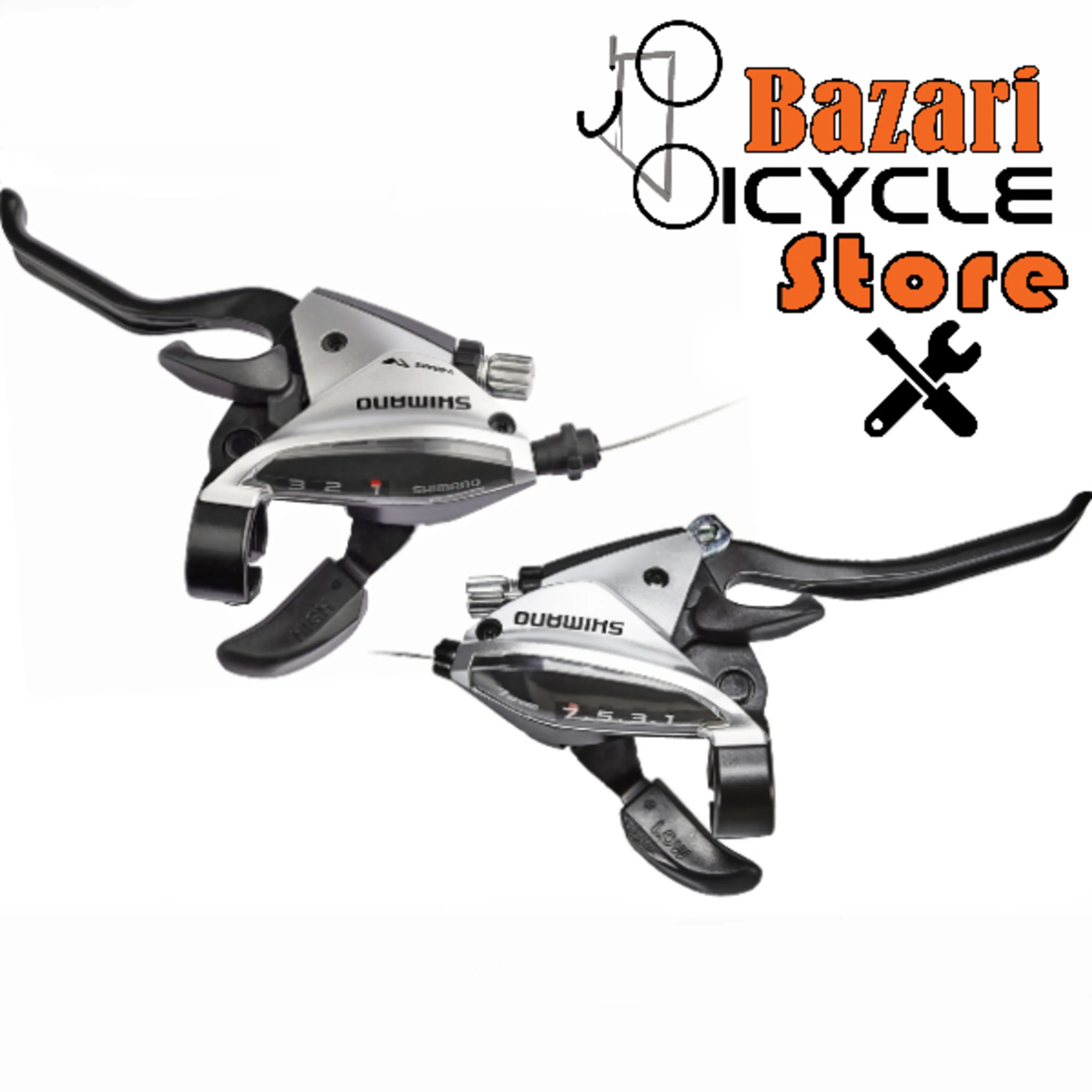 دسته دنده کتی 3X7 سرعته شیمانو (SHIMANO) مدل ST-EF510