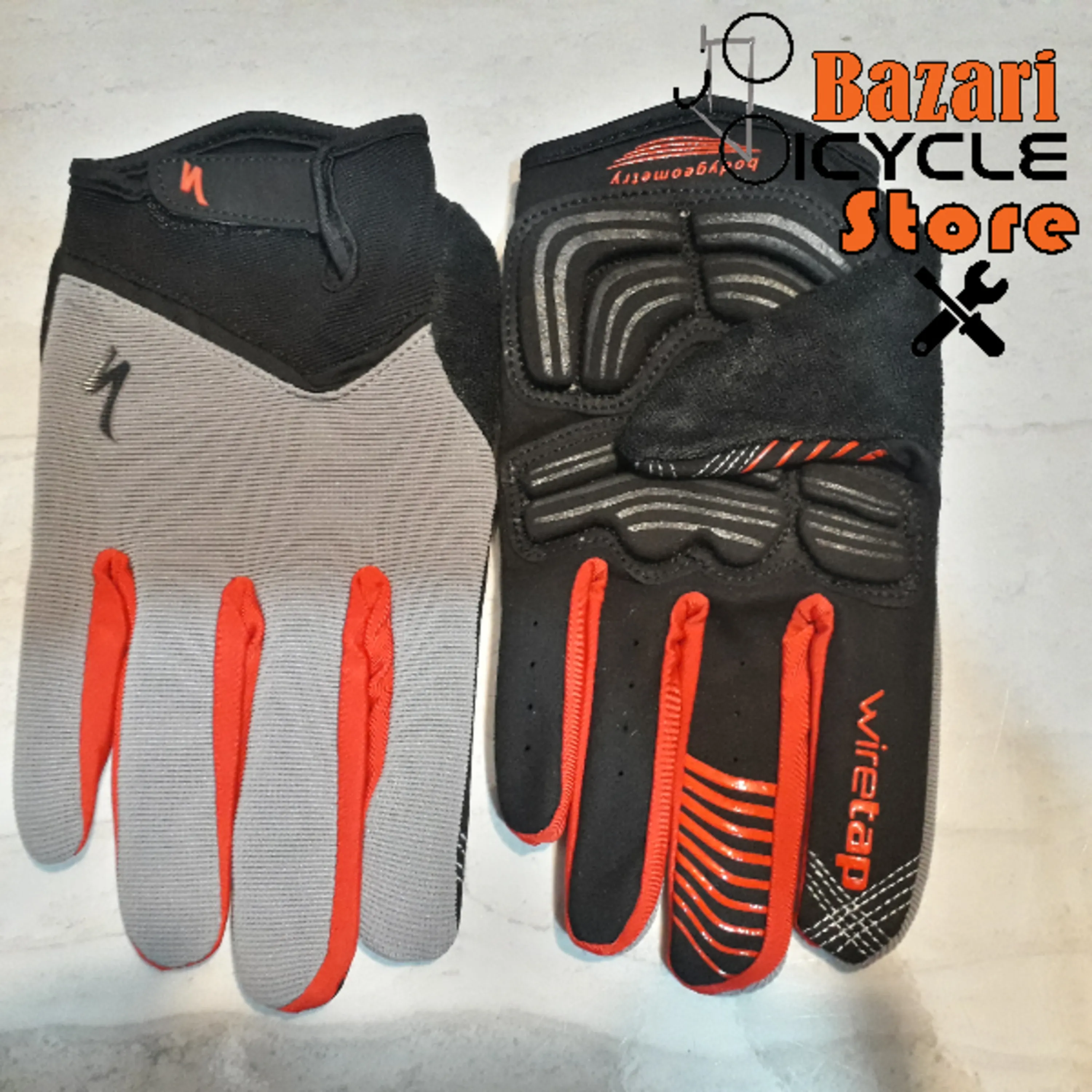 دستکش وایرتپ انگشت بلند دوچرخه سواری اِسپِشِلایزد (SPECIALIZED)